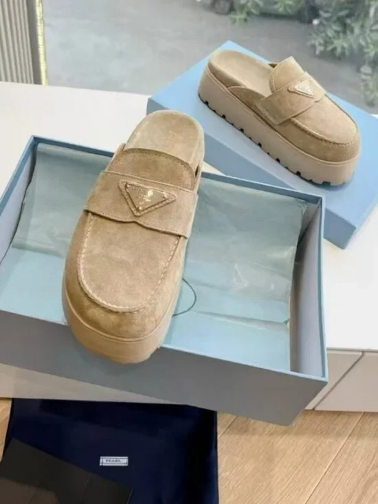 Prada Loafer Mules - Picture 3 of 8